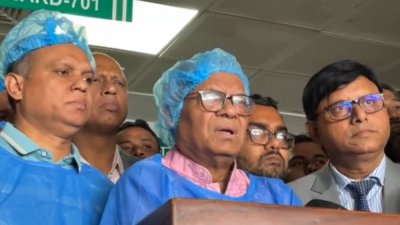 ছাত্রজনতার আন্দোলনে আহত ব্যক্তিদের খোঁজখবর রুহুল কবির রিজভী