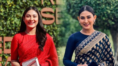 মেহজাবীনের দুই লুকের ছবিটি সংগ্রহ করা হয়েছে অভিনেত্রীর ফেসবুক পেইজ থেকে
