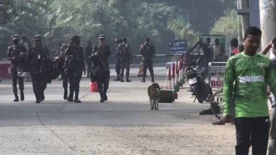 বিজিবির সতর্ক অবস্থান