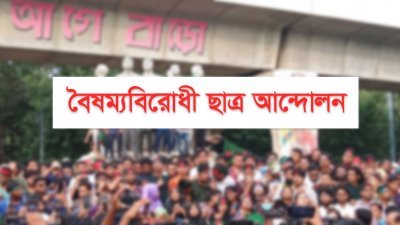 বৈষম্যবিরোধী ছাত্র আন্দোলন (ফাইল ছবি)
