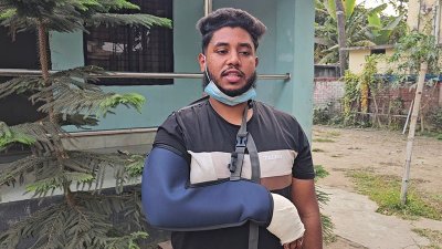 আহত ইব্রাহিম হোসেন রিফাত