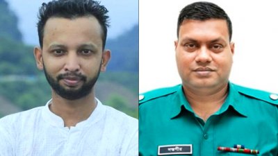 সাংবাদিক এ টি এম তুরাব ও পুলিশ কর্মকর্তা সাদেক কাওসার দস্তগীর