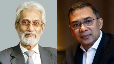 উপদেষ্টা এ এফ এম হাসান আরিফ ও বিএনপি’র ভারপ্রাপ্ত চেয়ারম্যান তারেক রহমান