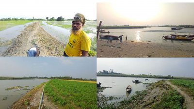 লক্ষ্মীপুরের রায়পুরের পশ্চিমে মেঘনা নদীর বুকে জেগে ওঠা দুর্গম চরের জমি দখলে নিতে মরিয়া হয়ে উঠেছেন স্থানীয় বিএনপির নেতারা
