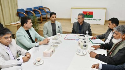 আমির খসরু মাহমুদ চৌধুরীর সঙ্গে বৈঠকে এডিএমের নেতারা