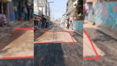 কাজে অনিয়মের অভিযোগ