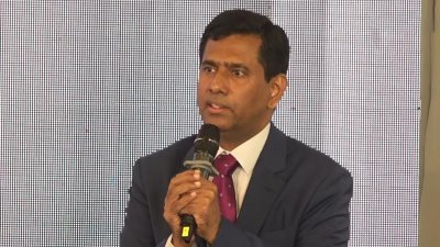সংলাপে বক্তব্য দিচ্ছেন আন্তর্জাতিক অপরাধ ট্রাইব্যুনালের চিফ প্রসিকিউটর মোহাম্মদ তাজুল ইসলাম