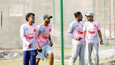 রাজশাহীর অনুশীলনের মুহূর্ত।