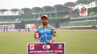 ম্যাচসেরা হয়েছেন মাহিদুল।