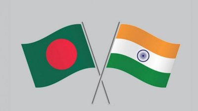 বাংলাদেশ ও ভারতের জাতীয় পতাকা (ছবি: সংগৃহীত)