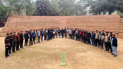 সাধারণ শিক্ষার্থীদের নিয়ে বিশ্ববিদ্যালয় ছাত্রদলের প্রীতি ক্রিকেট টুর্নামেন্ট
