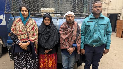 গ্রেফতার হওয়া ফাতেমা বেগম ও মো. জাফর