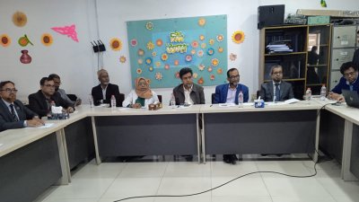 বিএসএমএমইউ’র পাবলিক হেলথ অ্যান্ড ইনফরমেটিকস বিভাগ ও বিশ্ব স্বাস্থ্য সংস্থার যৌথ উদ্যোগে অনুষ্ঠিত সভা