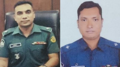 সাবেক ওসি নাজিম উদ্দিন মজুমদার ও সাবেক এসআই আবদুল আজিজ