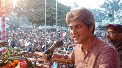 বৃহস্পতিবার ব্রাহ্মণবাড়িয়ার বাঞ্ছারামপুর উপজেলার ছয়ফুল্লাকান্দি ইউনিয়নে ‘নতুন রাজনৈতিক বন্দোবস্ত’ শীর্ষক গণসংলাপে বক্তব্য রাখেন জোনায়েদ সাকি