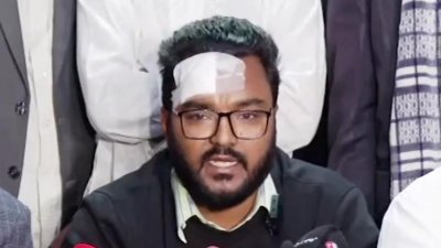 সংবাদ সম্মেলনে ফারুক হাসান