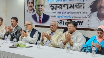 হান্নান আহমেদ খান বাবলু’র স্মরণ সভায় নজরুল ইসলাম খান