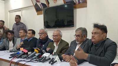 সংবাদ সম্মেলনে রুহুল কবির রিজভী