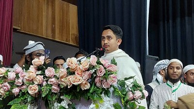 ময়মনসিংহে এক সেমিনারে বক্তব্য দেন সারজিস আলম
