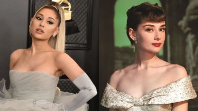 আরিয়ানা গ্র্যান্ডে ও অড্রে হেপবার্ন