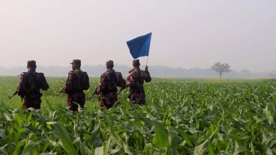 উদ্ধার করা বাংলাদেশি ভূখণ্ডে বিজিবি