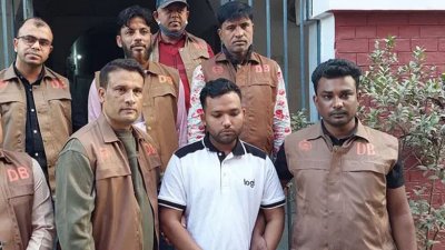 গ্রেফতার নাজমুল এহসান ওরফে নাঈম