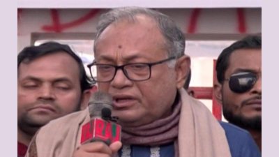 বক্তব্য দিচ্ছেন ড. আসাদুজ্জামান রিপন