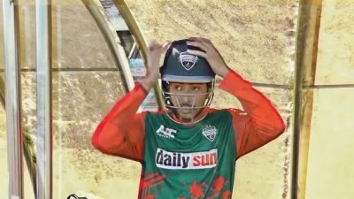 অনুশীলনে সৌম্য সরকার-ফাইল ছবি।