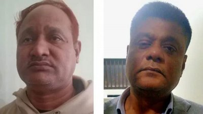 গ্রেফতারকৃত শেখ হাসান ইফতেখার ও মেজবাউল হক