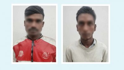 গ্রেফতাররা হলো মো. নাজমুল হাসান ও মো. সোহেল মিয়া