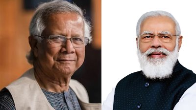 প্রধান উপদেষ্টা ও ভারতের প্রধানমন্ত্রী