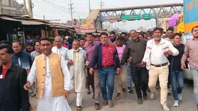 গাজীপুরের শ্রীপুরে ঝুট ব্যবসার আধিপত্য নিয়ে বিএনপির দুই পক্ষের সংঘর্ষ