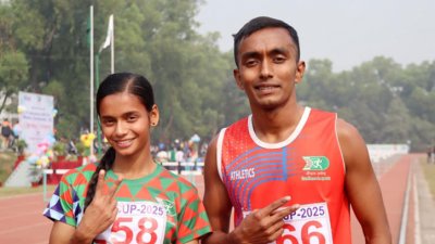 অ্যাথলেটের প্রথম দিনে হয়েছে ৮০০ মিটার ইভেন্ট