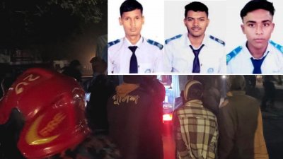 বগুড়ার আদমদীঘি উপজেলায় ট্রাকচাপায় মোটরসাইকেল আরোহী তিন বন্ধু নিহত হয়েছেন