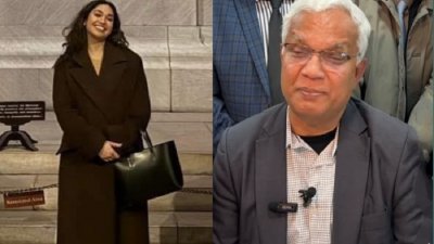 জাইমা রহমান, বামে ডা. এজেডএম জা‌হিদ হো‌সেন
