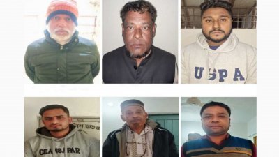 গ্রেফতারকৃতদের আদালতের মাধ্যমে কারাগারে পাঠানো হয়েছে