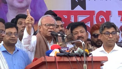 স্মরণসভায় প্রধান অতিথির বক্তৃতায় রুহুল কবির রিজভী