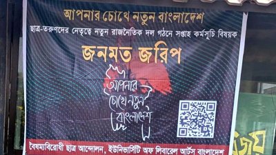 ইউনিভার্সিটি অব লিবারেল আর্টস বাংলাদেশে (ইউল্যাব) বুথ বসানো হয়েছে
