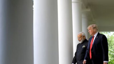 মোদি ও ট্রাম্প। ফাইল ছবি: রয়টার্স