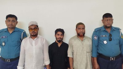 গ্রেফতার ব্যক্তিদের কয়েকজন
