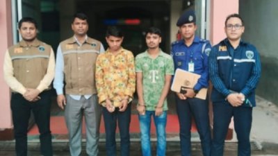 গ্রেফতাররা শ্রীপুর পৌরসভার কেওয়া পশ্চিমখন্ড এলাকায় পৃথক বাসা ভাড়া নিয়ে বসবাস করতো