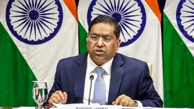 ভারতীয় পররাষ্ট্র মন্ত্রণালয়ের মুখপাত্র। ছবি: পিটিআই
