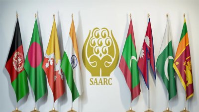 সার্কভুক্ত দেশগুলোর পতাকা (ফাইল ছবি)