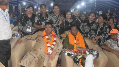 নবনির্বাচিত সভাপতি ও সেক্রেটারি