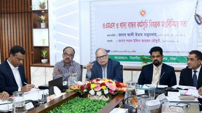 সভায় খাদ্য ও ভূমি উপদেষ্টা আলী ইমাম মজুমদার