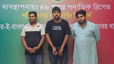 দুই সহযোগীসহ গ্রেফতার শিহাব হোসেন শয়ন