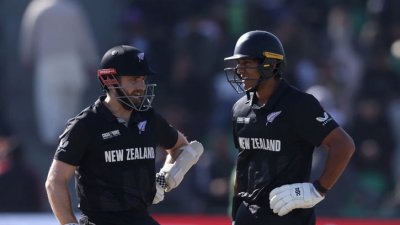 রাচিন ও উইলিয়ামসন ১৬৪ রানের জুটি গড়েন