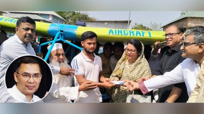 তারেক রহমানের পক্ষ থেকে জুলহাস মোল্লাকে অর্থসহায়তা প্রদান