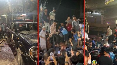খিলক্ষেতে পুলিশের ওপরে হামলা চালিয়ে আটক কিশোরকে ছিনিয়ে নেয় বিক্ষুদ্ধ জনতা