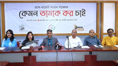 আসন্ন অর্থবছরের জন্য তামাক কর ও মূল্য সংক্রান্ত বাজেট প্রস্তাব